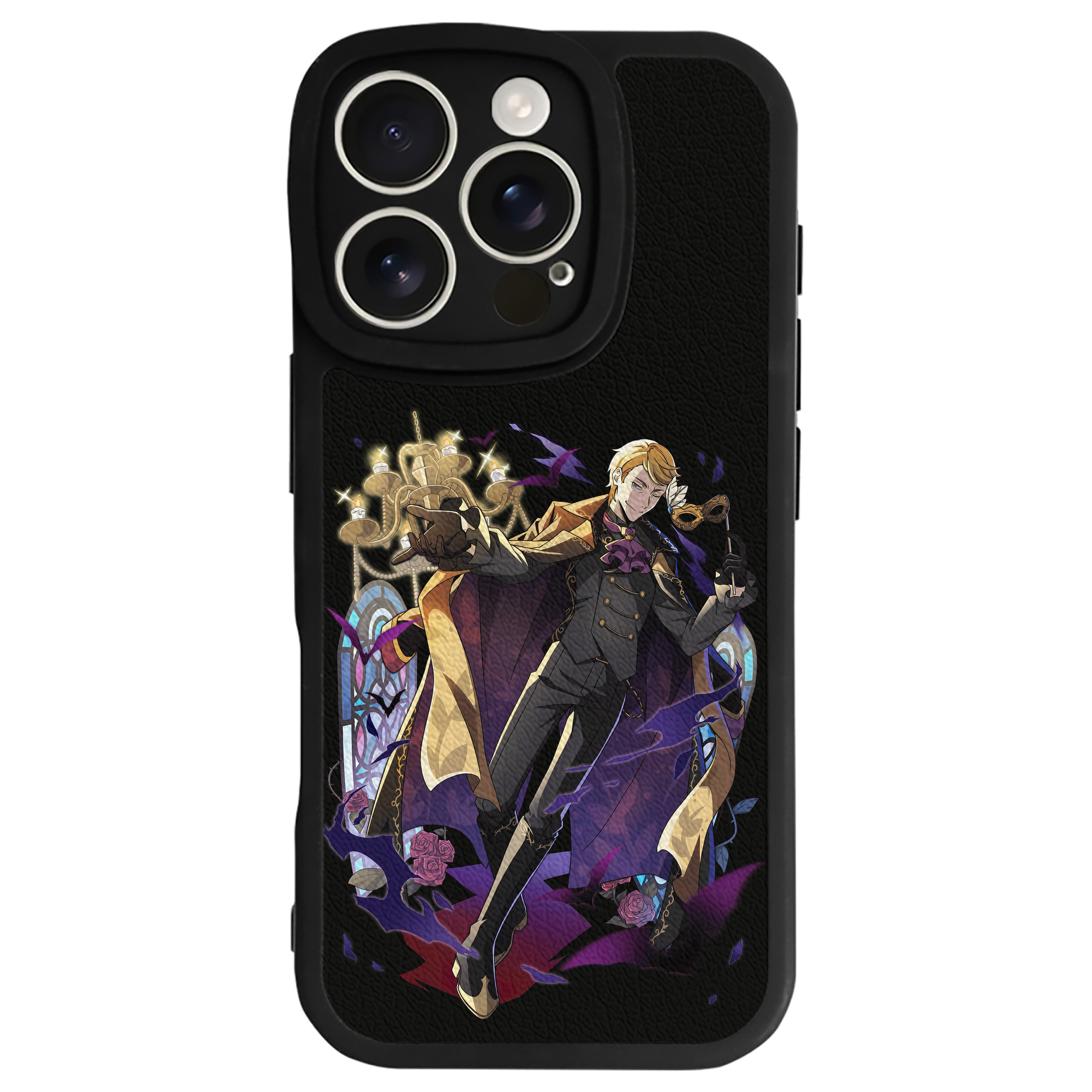 （画像用） 文豪ストレイドッグス Bungo Stray Dogs 【iPhone 16シリーズ対応】シリコンスマホケース（レザー調） 材質：シリコン